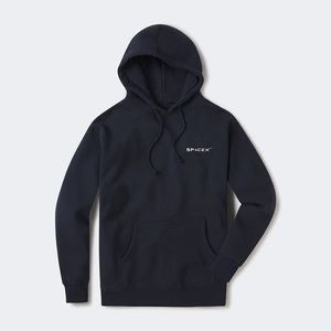SpaceX black logo hoodie - official merch - size S